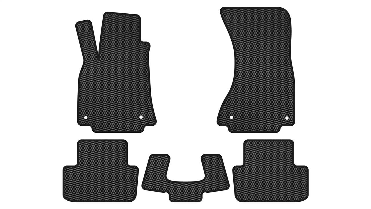 EVAtech AU3392C5AV4RBB Floor mats for Audi A4 (2008-2015), black AU3392C5AV4RBB