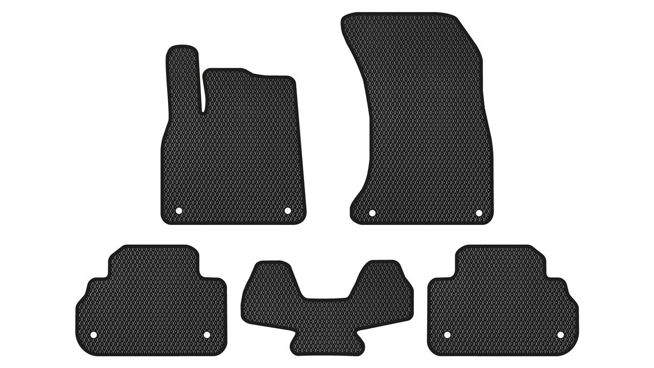 EVAtech AU21327C5AV8RBB Floor mats for Audi Q5 (2017-), black AU21327C5AV8RBB