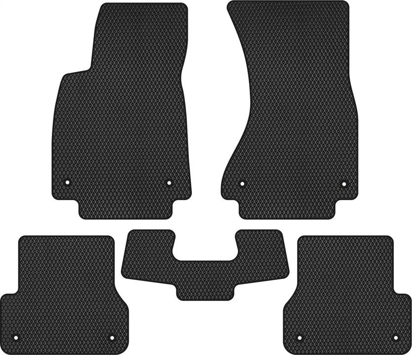 EVAtech AU31087CB5AV8RBB Floor mats for Audi A6 (2011-2017), black AU31087CB5AV8RBB