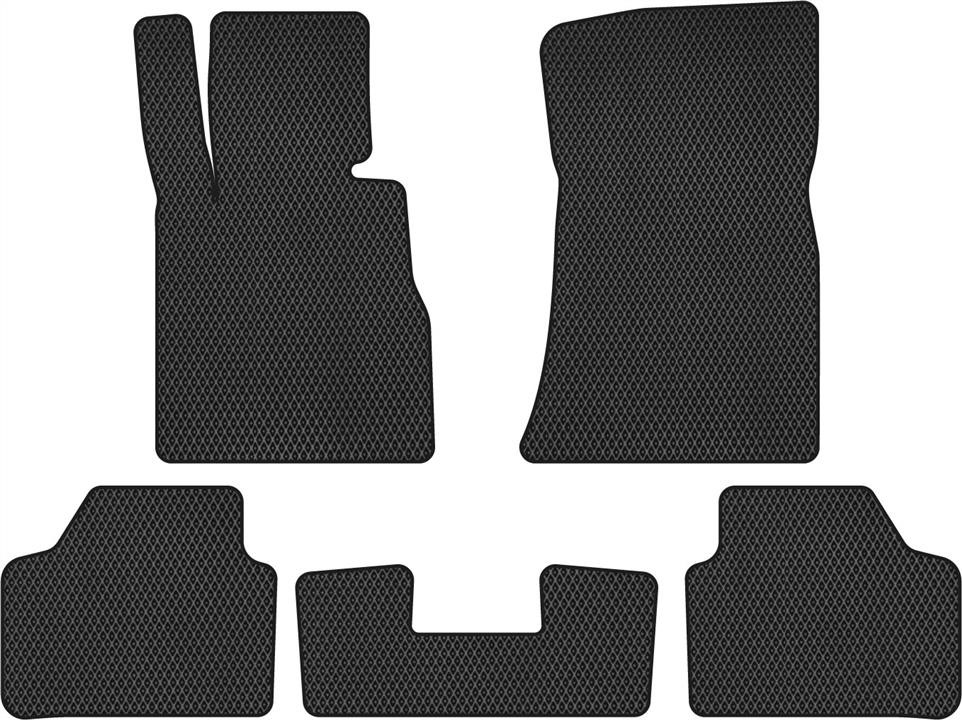 EVAtech BM317C5RBB Floor mats for BMW X1 (2009-2015), black BM317C5RBB