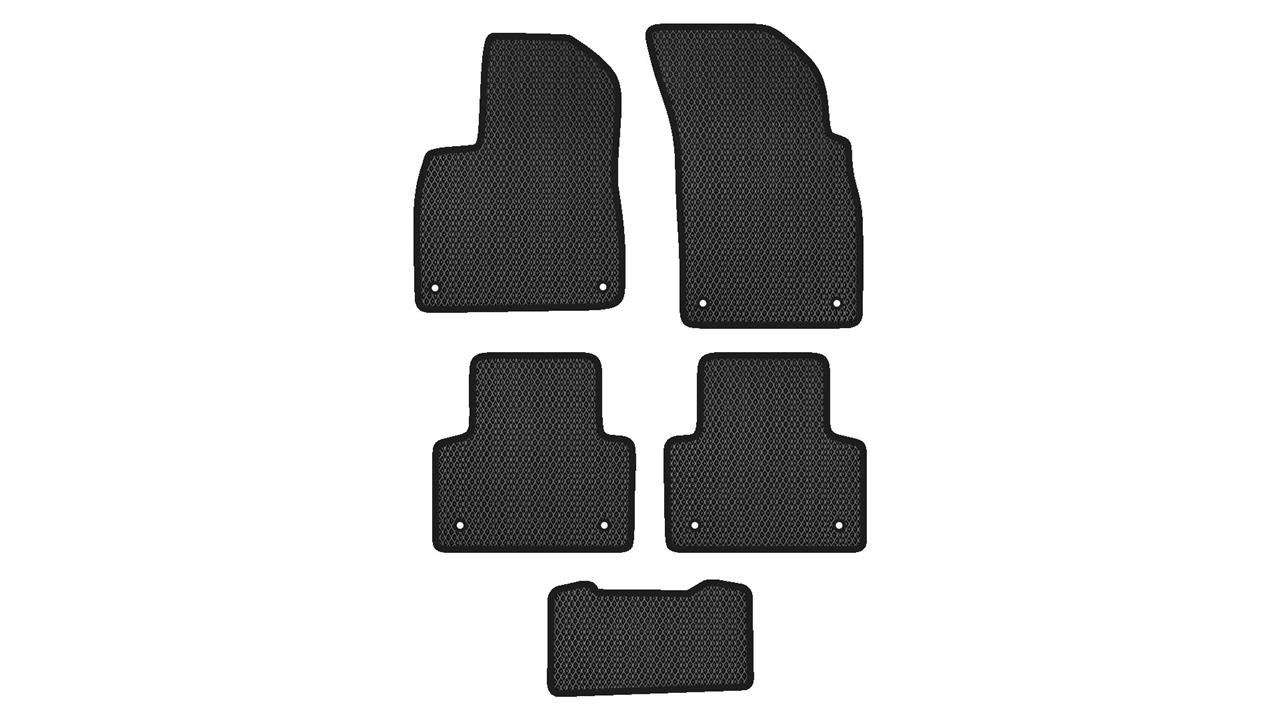EVAtech AU11153CG5AV8RBB Floor mats for Audi Q7 (2015-), schwarz AU11153CG5AV8RBB