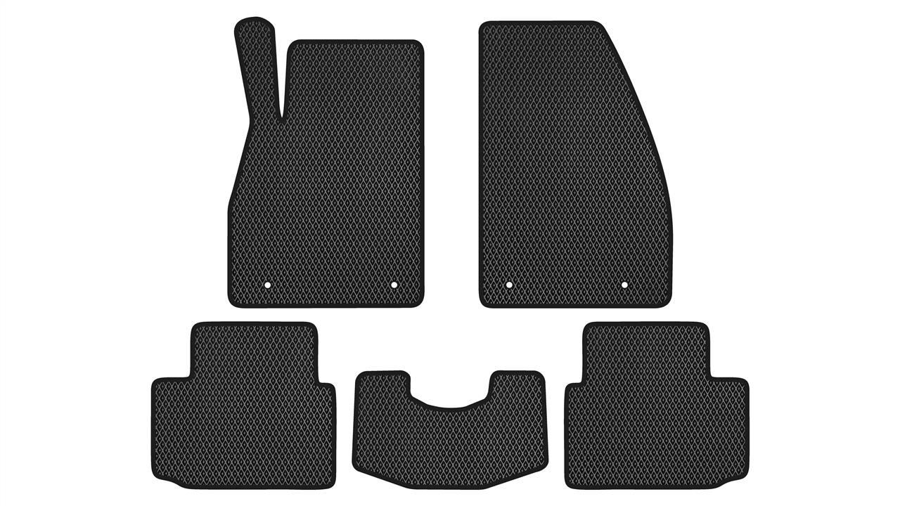 EVAtech CT21665CV5CP4RBB Floor mats for Chevrolet Malibu (2012-2015), schwarz CT21665CV5CP4RBB