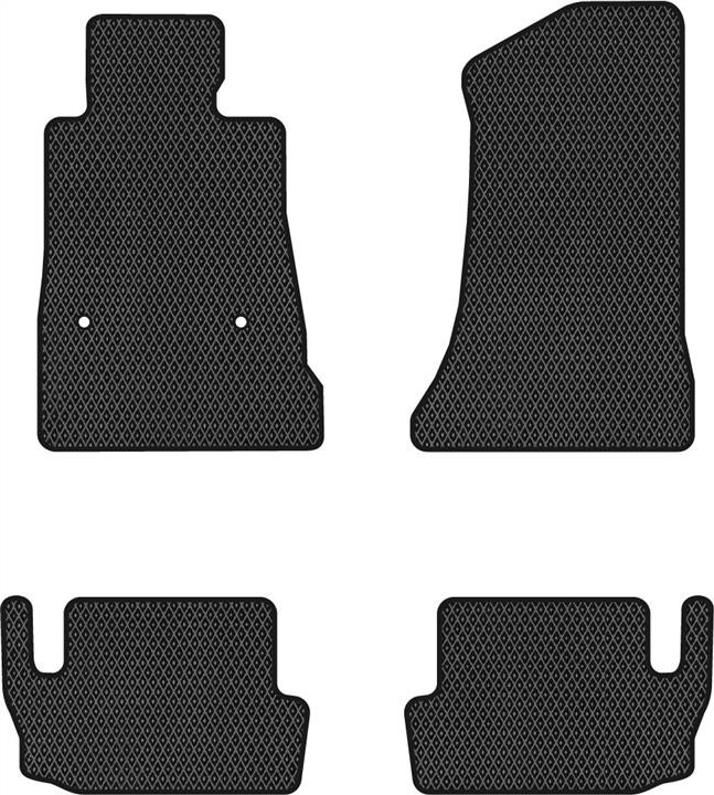 EVAtech CT51157PB4LP2RBB Floor mats for Chevrolet Camaro (2015-), black CT51157PB4LP2RBB