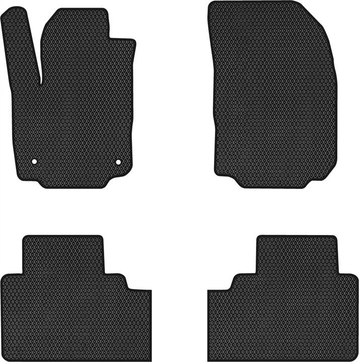 EVAtech CT1555PV4OU2RBB Floor mats for Chevrolet Equinox (2017-), black CT1555PV4OU2RBB