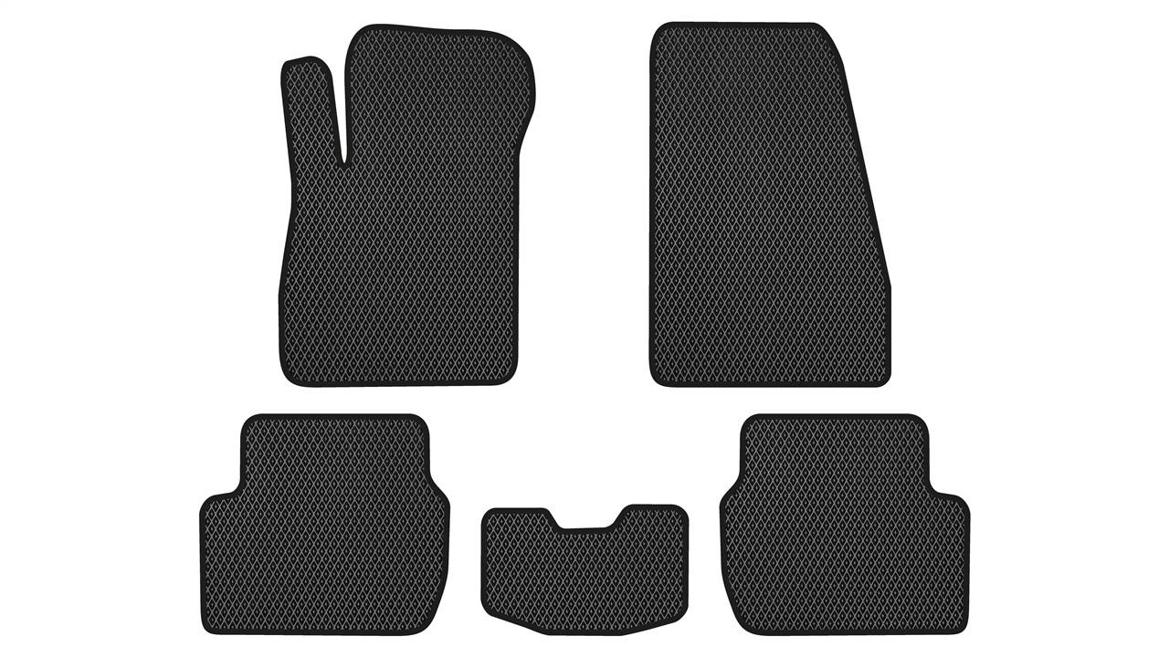 EVAtech FD51124C5RBB Floor mats for Ford Puma (2019-), black FD51124C5RBB