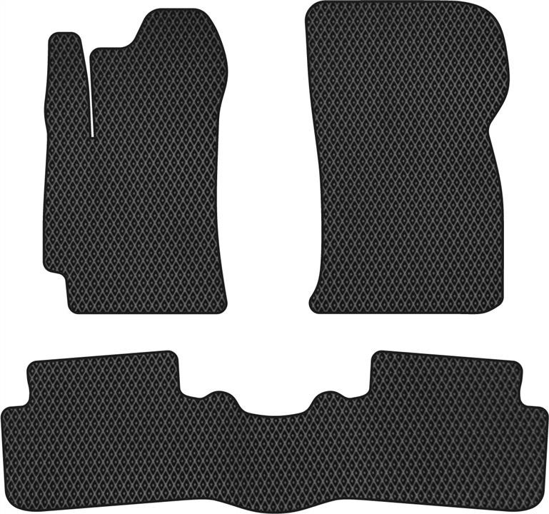 EVAtech CT344Z3RBB Floor mats for Chevrolet Lanos (2005-2017), schwarz CT344Z3RBB