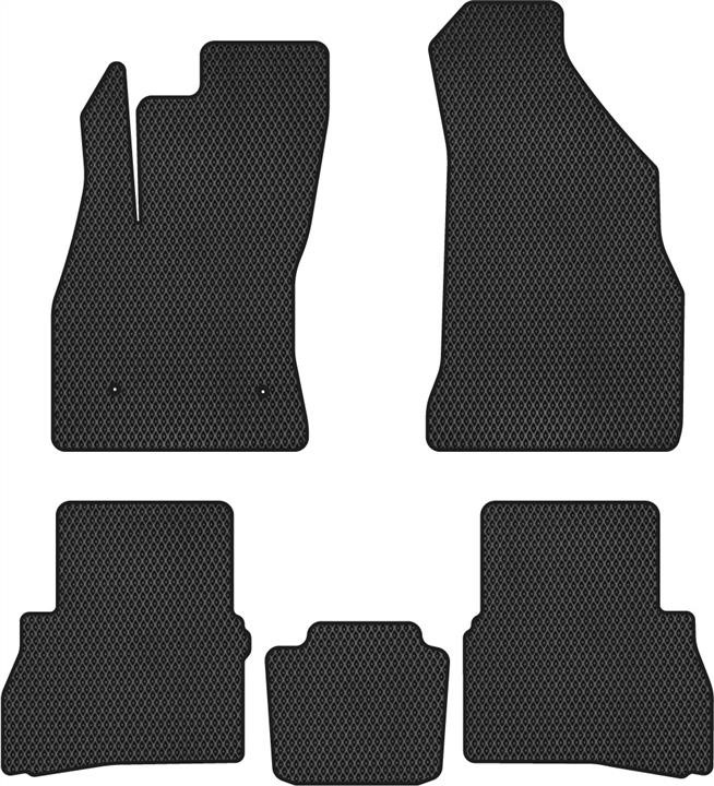 EVAtech FT352CV5TL2RBB Floor mats for Fiat Doblo (2014-), schwarz FT352CV5TL2RBB