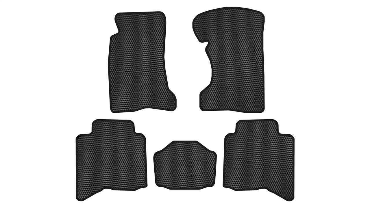 EVAtech GL51233CB5RBB Floor mats for Great Wall Hover H3 (2005-), schwarz GL51233CB5RBB