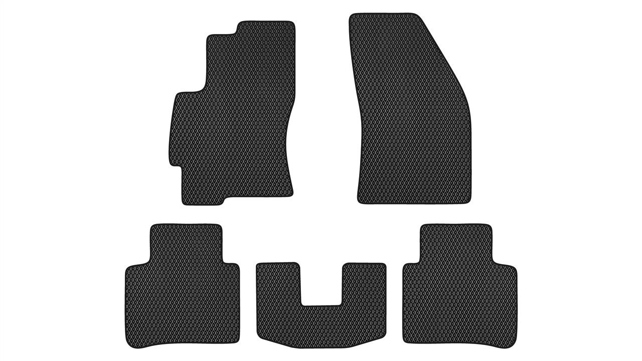 EVAtech FD1847CG5RBB Floor mats for Ford Mondeo (2000-2007), schwarz FD1847CG5RBB