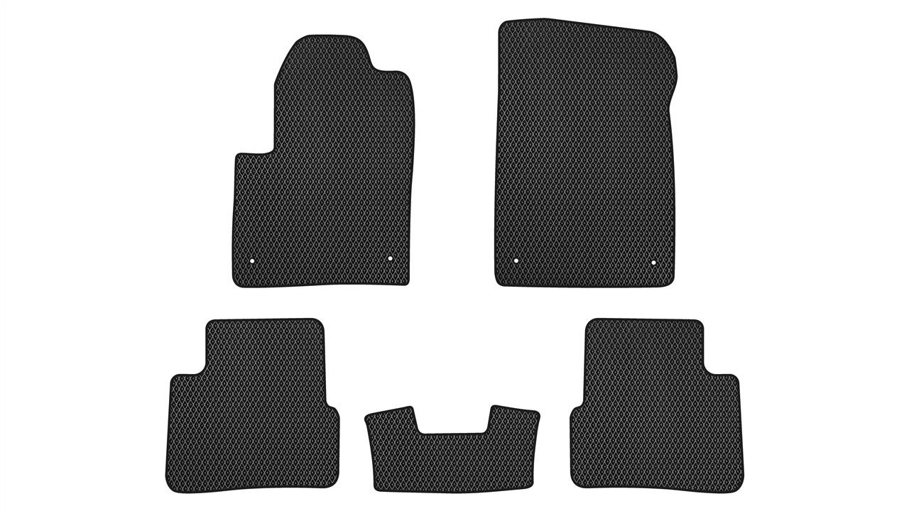 EVAtech DE1865CB5LA4RBB Floor mats for Dodge Dart (2012-2016), black DE1865CB5LA4RBB