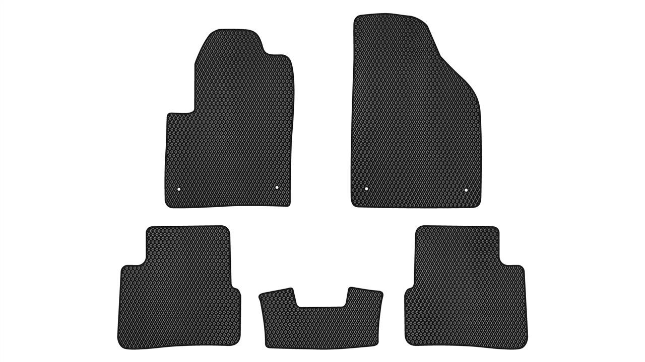 EVAtech DE1865CG5LA4RBB Floor mats for Dodge Dart (2012-2016), black DE1865CG5LA4RBB