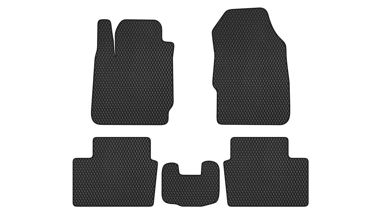 EVAtech FD2940CV5RBB Floor mats for Ford Fiesta (2009-2017), black FD2940CV5RBB