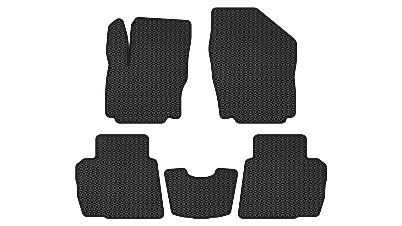 EVAtech FD3941CV5RBB Floor mats for Ford Mondeo (2007-2010), black FD3941CV5RBB