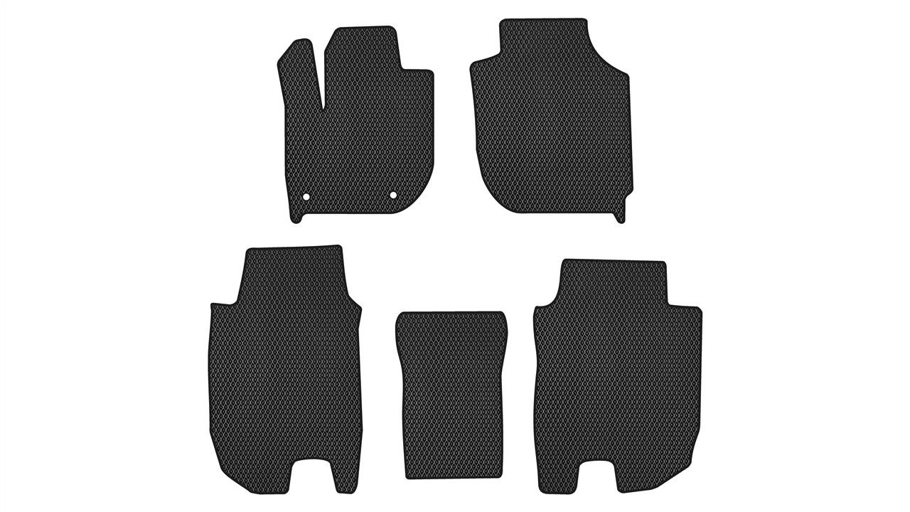 EVAtech HA1749CV5TL2RBB Floor mats for Honda HR-V (2015-2021), schwarz HA1749CV5TL2RBB