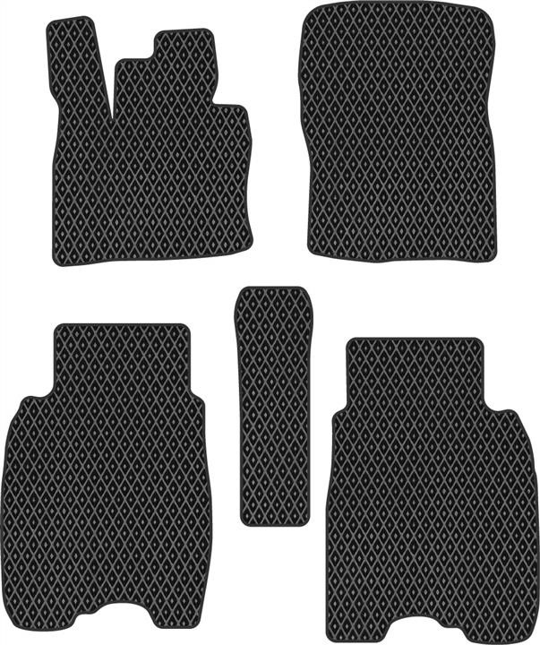 EVAtech HA3396C5RBB Floor mats for Honda Civic (2005-2012), black HA3396C5RBB