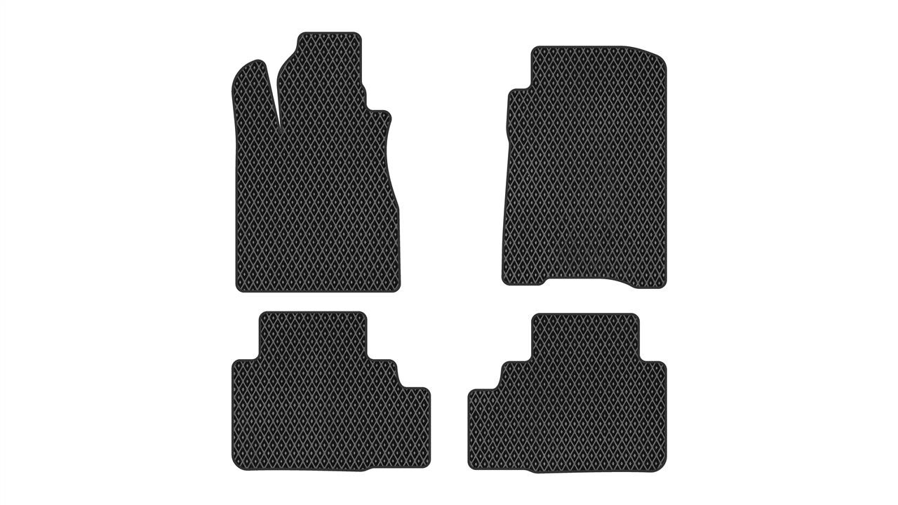 EVAtech HA379P4RBB Floor mats for Honda CR-V (2012-2017), black HA379P4RBB
