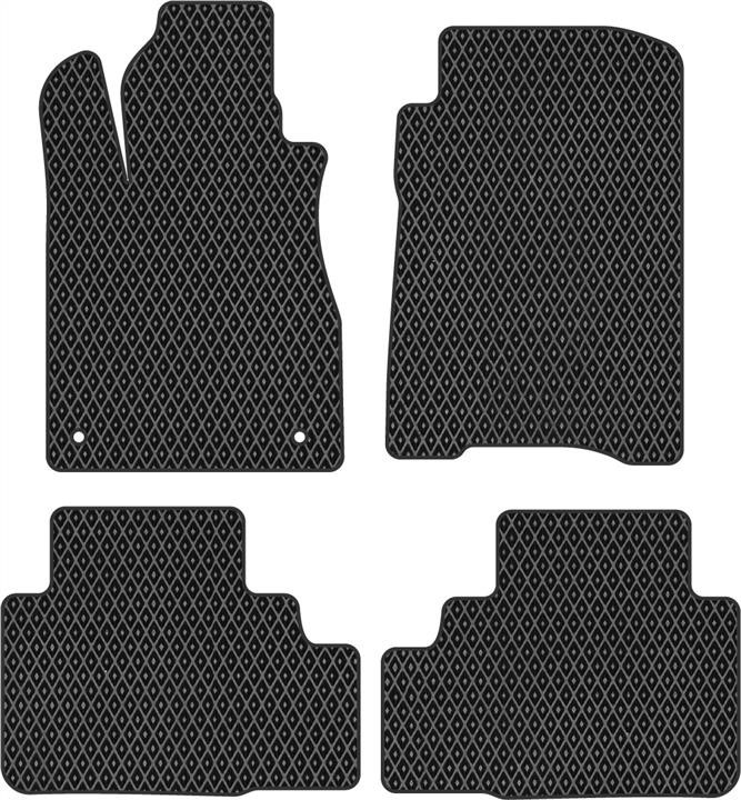 EVAtech HA380P4TL2RBB Floor mats for Honda CR-V (2012-2017), black HA380P4TL2RBB