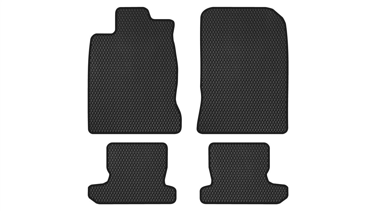 EVAtech HA21200PB4RBB Floor mats for Honda CR-Z (2010-2016), black HA21200PB4RBB
