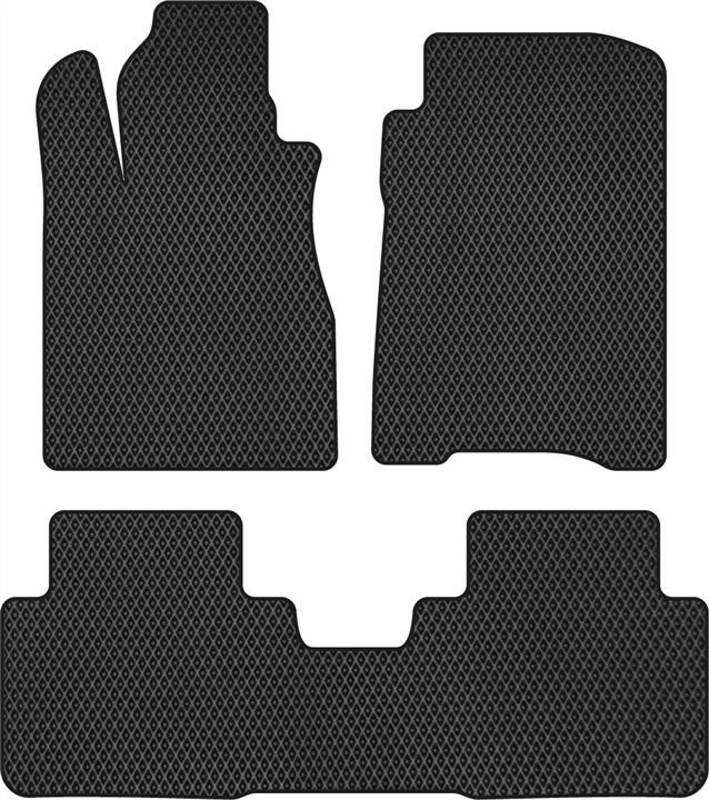 EVAtech HA379Z3RBB Floor mats for Honda CR-V (2012-2017), black HA379Z3RBB