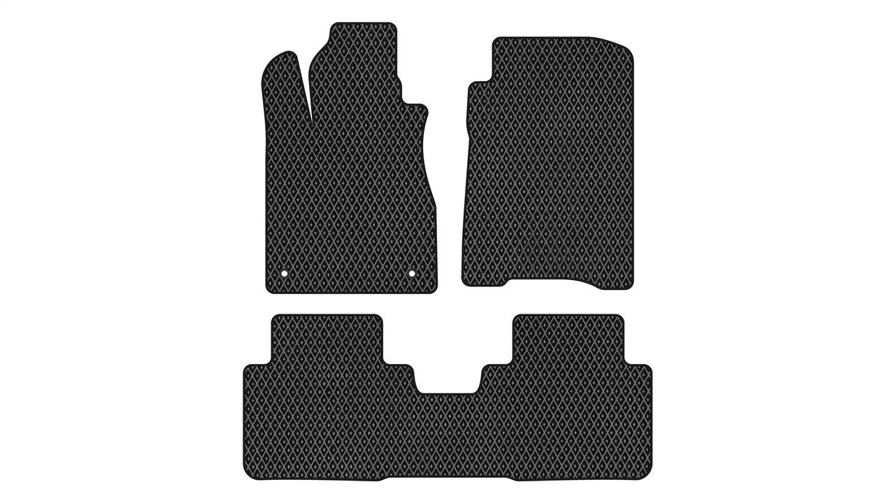 EVAtech HA380Z3TL2RBB Floor mats for Honda CR-V (2012-2017), black HA380Z3TL2RBB
