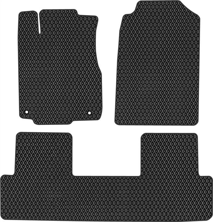 EVAtech HA1168Z3TL2RBB Floor mats for Honda CR-V (2012-2017), black HA1168Z3TL2RBB