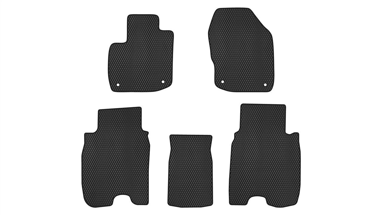 EVAtech HA1773CG5TL4RBB Floor mats for Honda Civic (2011-2014), schwarz HA1773CG5TL4RBB