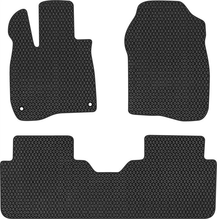 EVAtech HA1468ZV3TL2RBB Floor mats for Honda CR-V (2016-2020), black HA1468ZV3TL2RBB