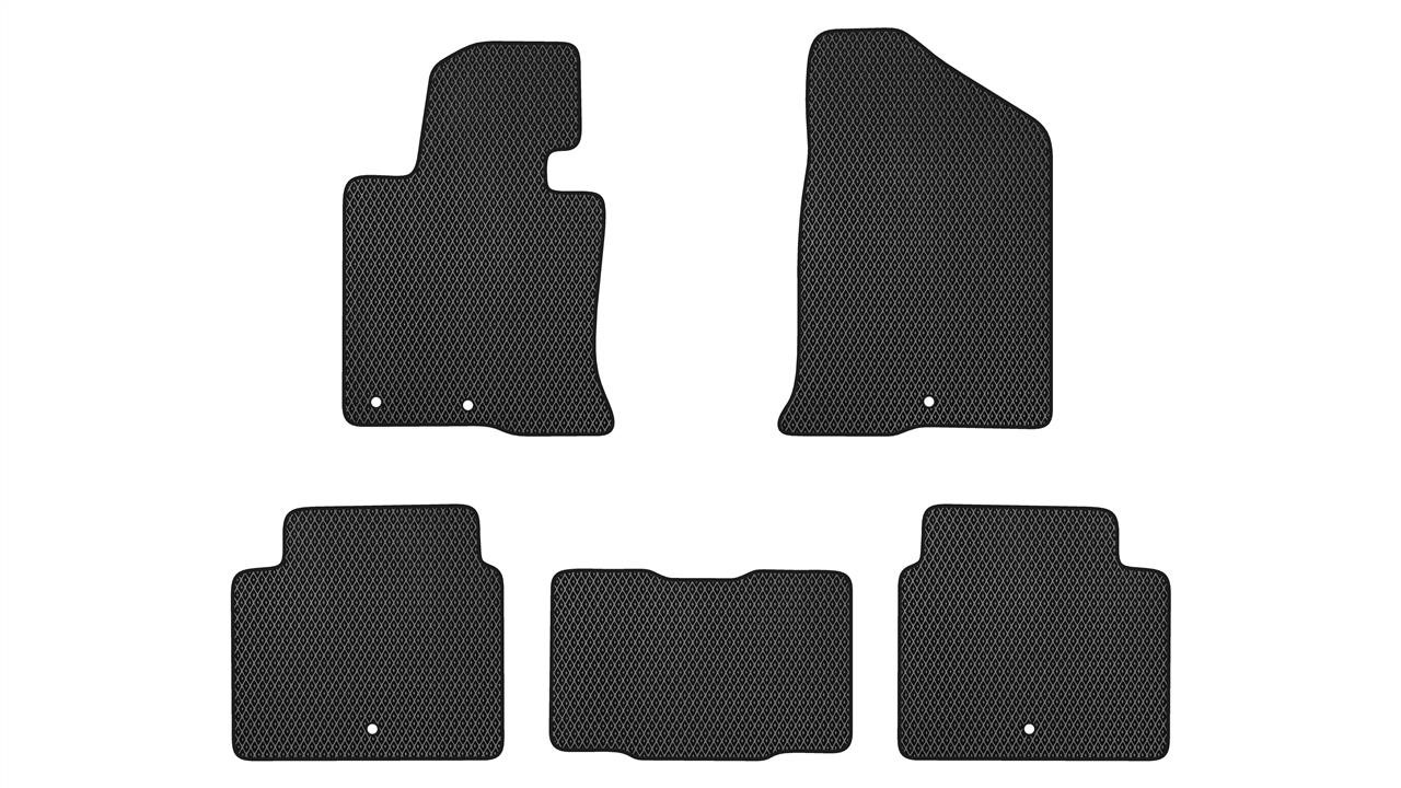 EVAtech HY1607CG5KH5RBB Floor mats for Hyundai Sonata (2009-2014), black HY1607CG5KH5RBB