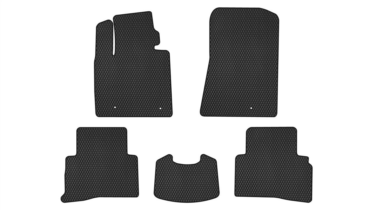 EVAtech KI1358C5LA3RBB Floor mats for Kia Sportage (2016-), schwarz KI1358C5LA3RBB