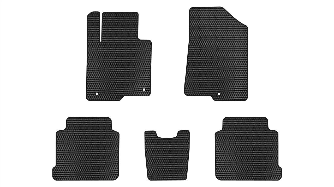 EVAtech HY1509CV5KH3RBB Floor mats for Hyundai Sonata (2014-2019), black HY1509CV5KH3RBB
