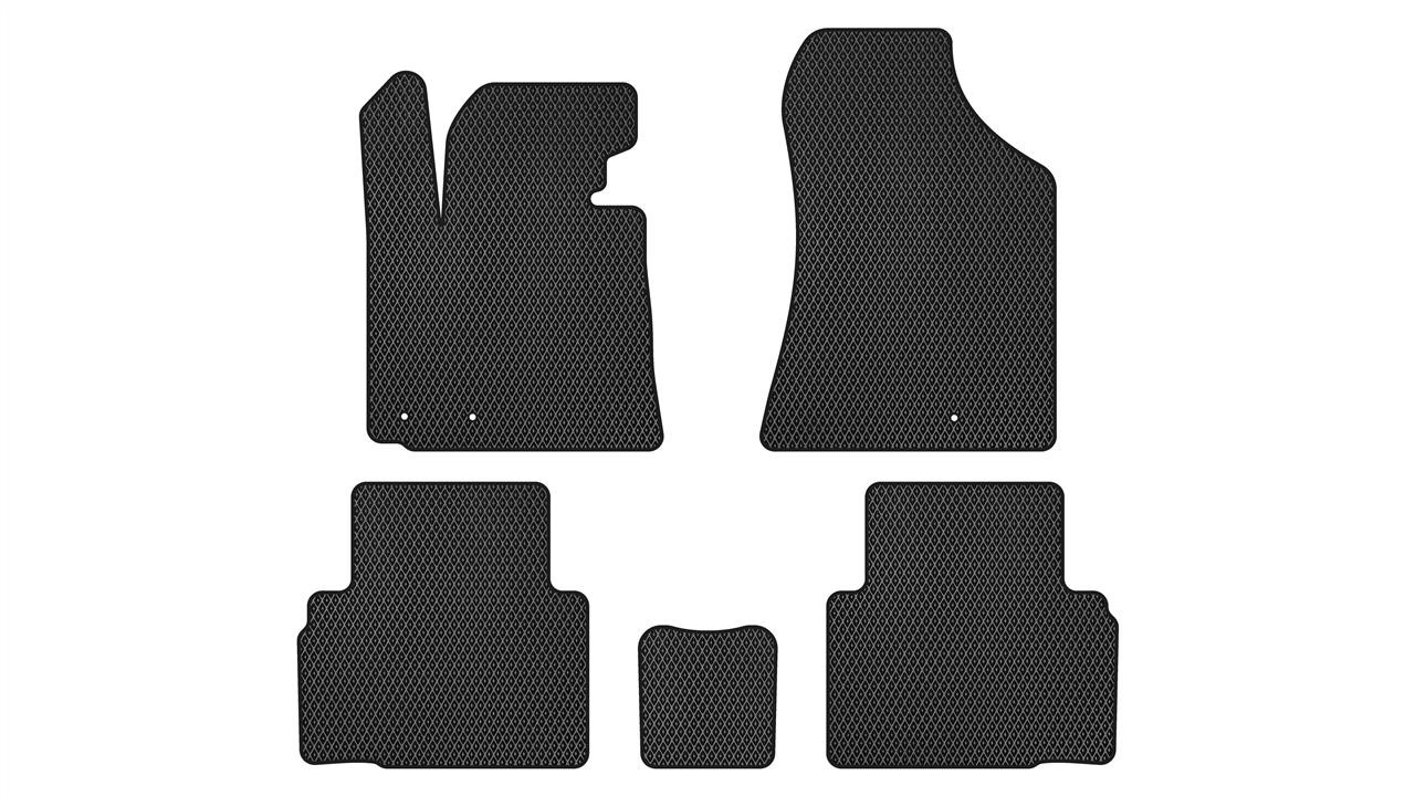 EVAtech HY3315CV5LA3RBB Floor mats for Hyundai ix35 (2010-2015), black HY3315CV5LA3RBB