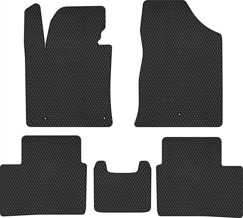 EVAtech KI3105CV5KH3RBB Floor mats for Kia Ceed (2012-2018), schwarz KI3105CV5KH3RBB
