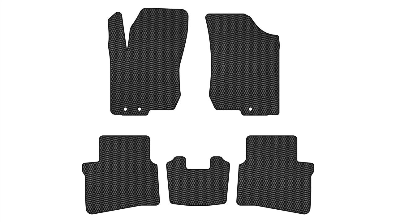 EVAtech HY3504CV5AV3RBB Floor mats for Hyundai i30 (2010-2012), black HY3504CV5AV3RBB