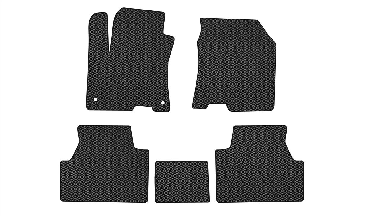 EVAtech HY1505CV5KH2RBB Floor mats for Hyundai Kona (2017-), black HY1505CV5KH2RBB