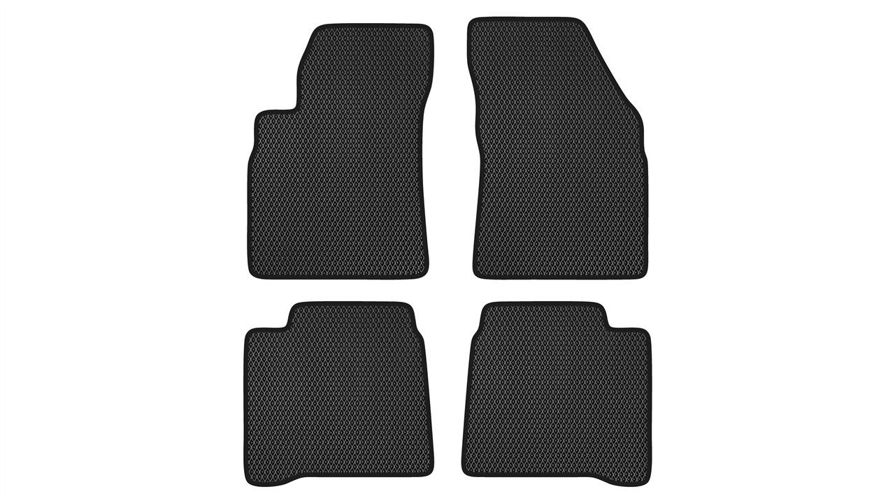 EVAtech KI21206PG4RBB Floor mats for Kia Magentis (2001-2005), schwarz KI21206PG4RBB