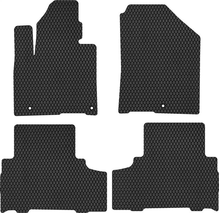 EVAtech KI3354PV4CP3RBB Floor mats for Kia Sorento Prime (2014-2020), black KI3354PV4CP3RBB