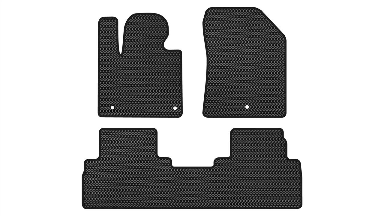 EVAtech HY1969ZV3OU3RBB Floor mats for Hyundai Santa FE (2020-), schwarz HY1969ZV3OU3RBB