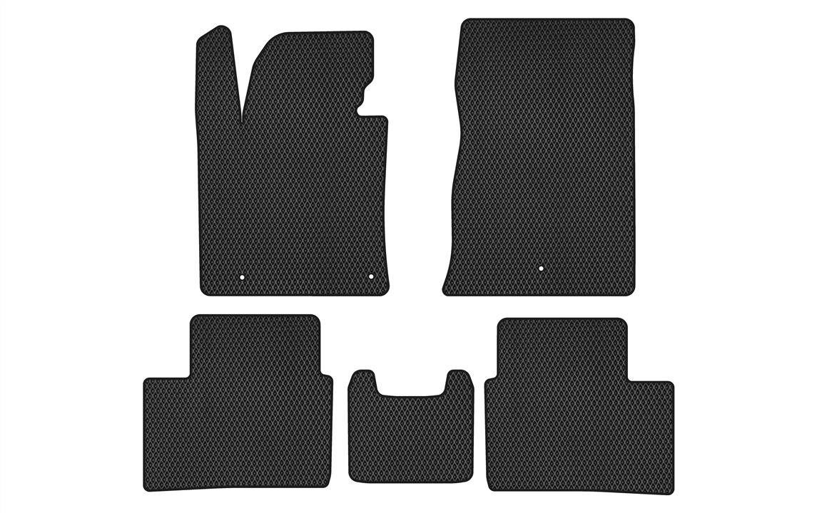 EVAtech KI3106C5KH3RBB Floor mats for Kia Ceed (2012-2018), schwarz KI3106C5KH3RBB