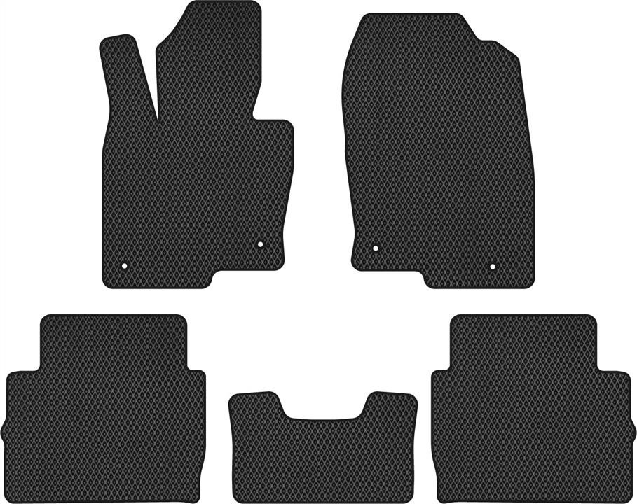 EVAtech MZ3150C5VL4RBB Floor mats for Mazda CX-5 (2016-), black MZ3150C5VL4RBB