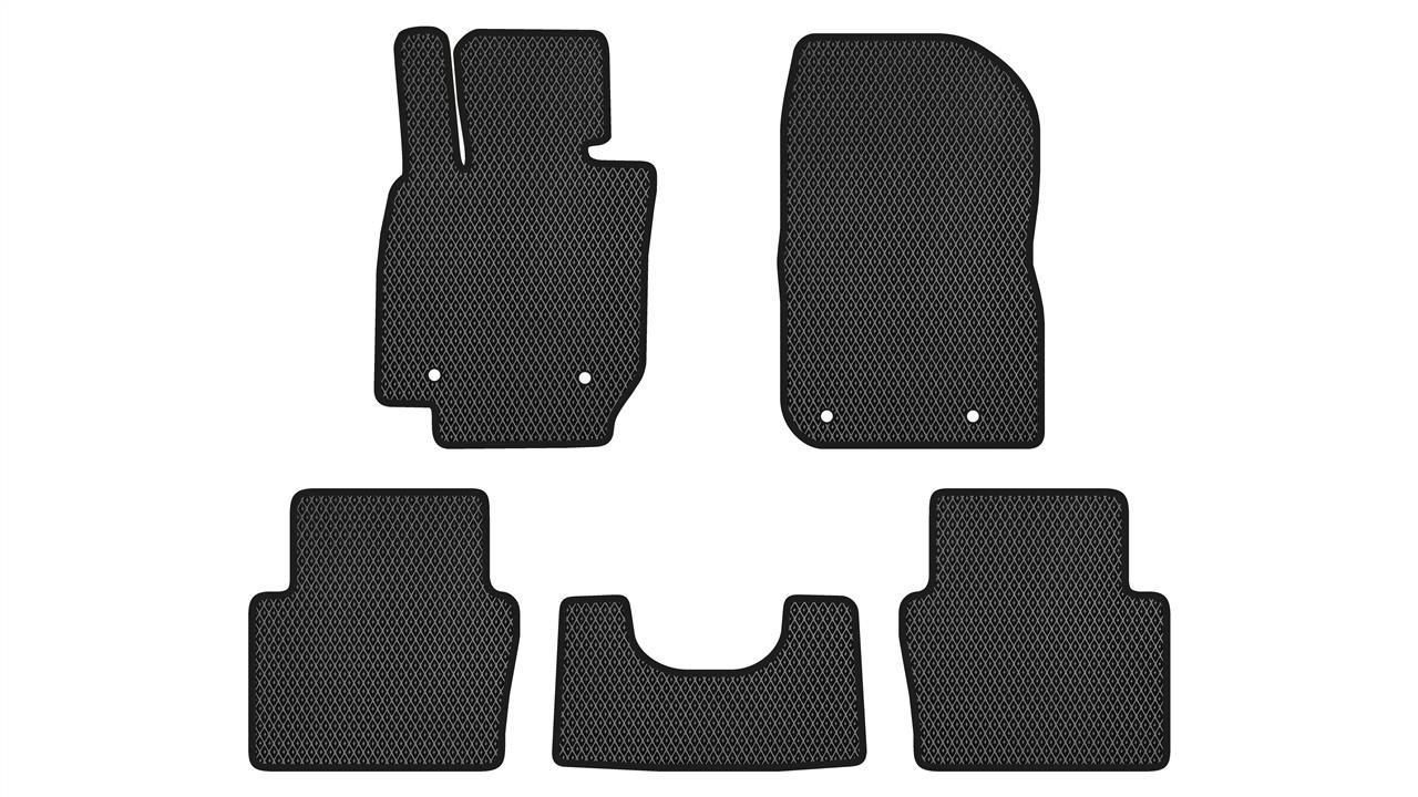 EVAtech MZ2871C5VL4RBB Floor mats for Mazda CX-3 (2015-), schwarz MZ2871C5VL4RBB