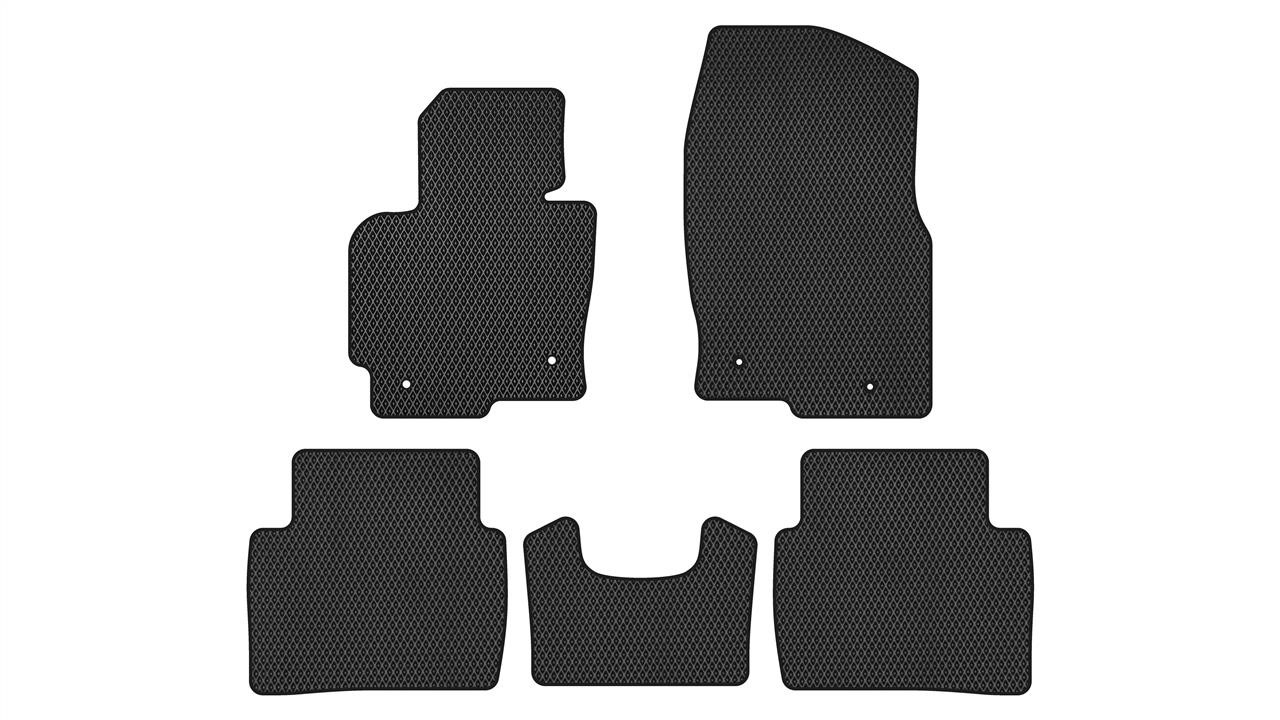 EVAtech MZ3149CB5VL4RBB Floor mats for Mazda CX-5 (2012-2017), schwarz MZ3149CB5VL4RBB