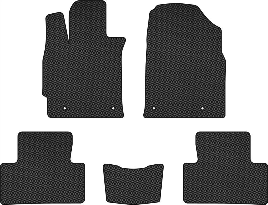 EVAtech MZ3151CV5VL4RBB Floor mats for Mazda CX-7 (2006-2012), black MZ3151CV5VL4RBB