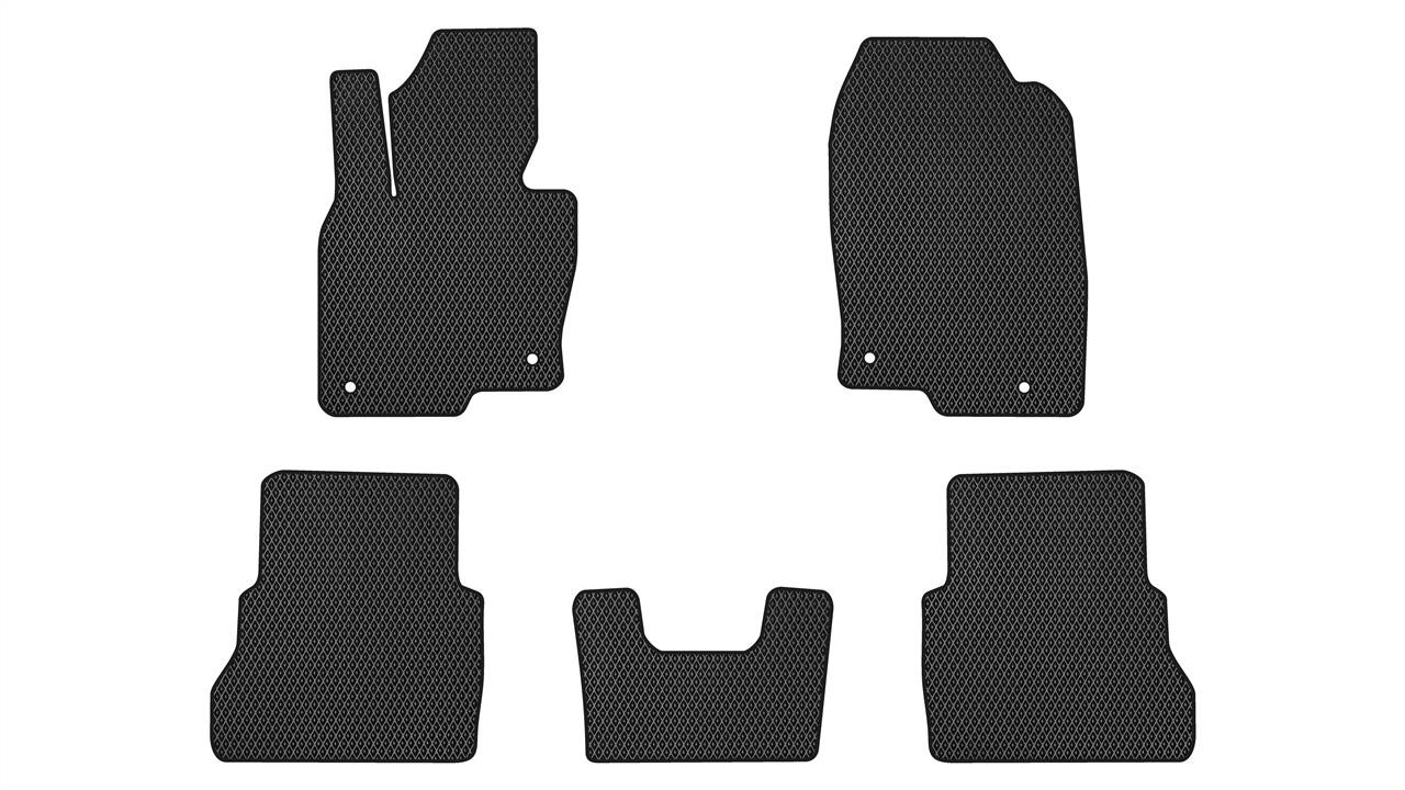 EVAtech MZ1627CV5VL4RBB Floor mats for Mazda CX-5 (2016-), black MZ1627CV5VL4RBB