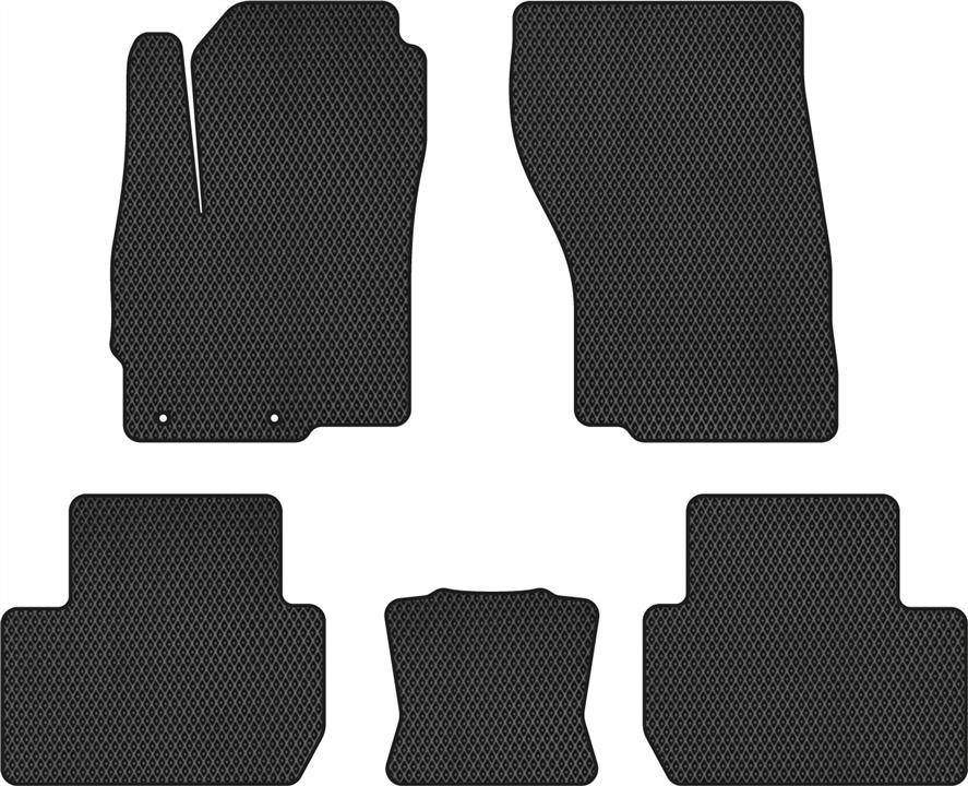 EVAtech MT31513C5LA2RBB Floor mats for Mitsubishi Outlander (2013-2020), black MT31513C5LA2RBB