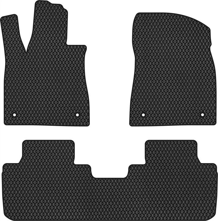 EVAtech LS3487Z3TL4RBB Floor mats for Lexus RX (2015-), black LS3487Z3TL4RBB