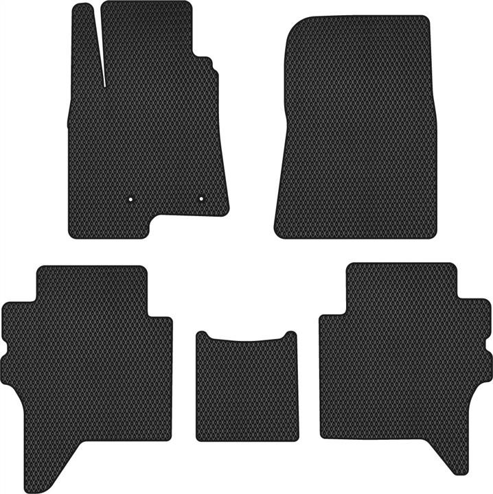 EVAtech MT3581C5LP2RBB Floor mats for Mitsubishi Pajero (2006-), schwarz MT3581C5LP2RBB