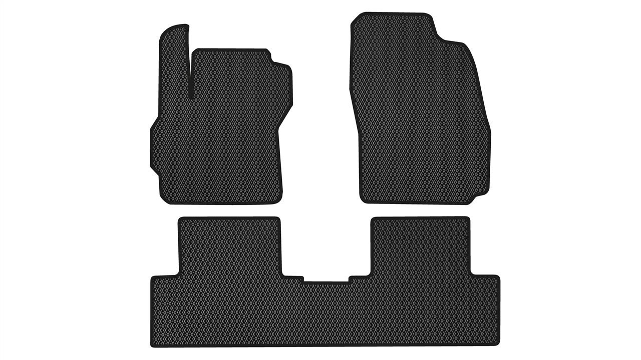 EVAtech MZ11208ZV3RBB Floor mats for Mazda 5 (2005-2009), schwarz MZ11208ZV3RBB