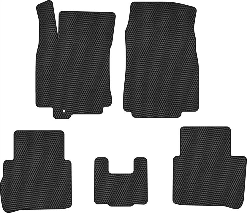 EVAtech NS31152C5VL1RBB Floor mats for Nissan Tiida (2004-2014), black NS31152C5VL1RBB