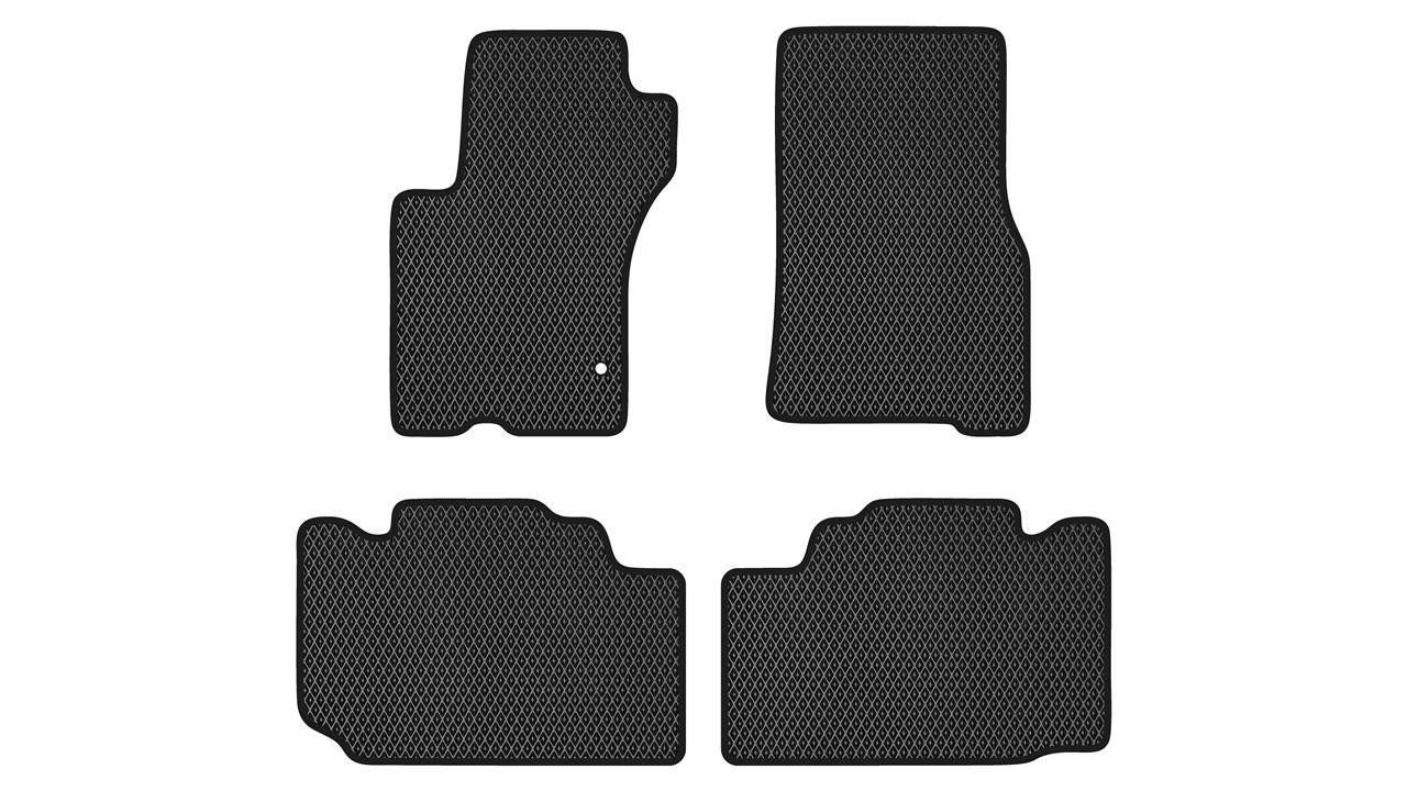 EVAtech MB21205PB4MS1RBB Floor mats for Mercedes-Benz ML-Class (1997-2005), schwarz MB21205PB4MS1RBB