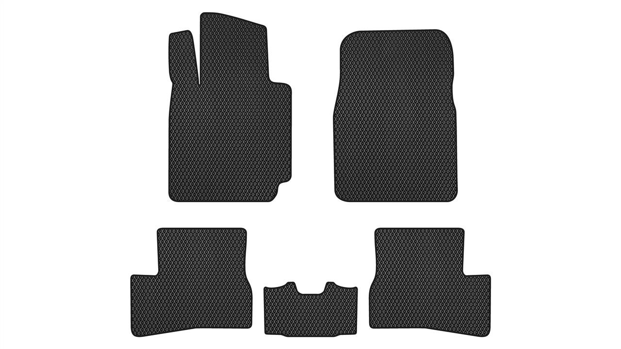 EVAtech NS1806C5RBB Floor mats for Nissan Micra (2003-2010), black NS1806C5RBB